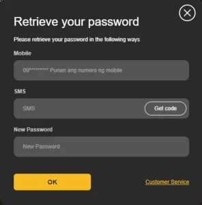 Retrieve your password